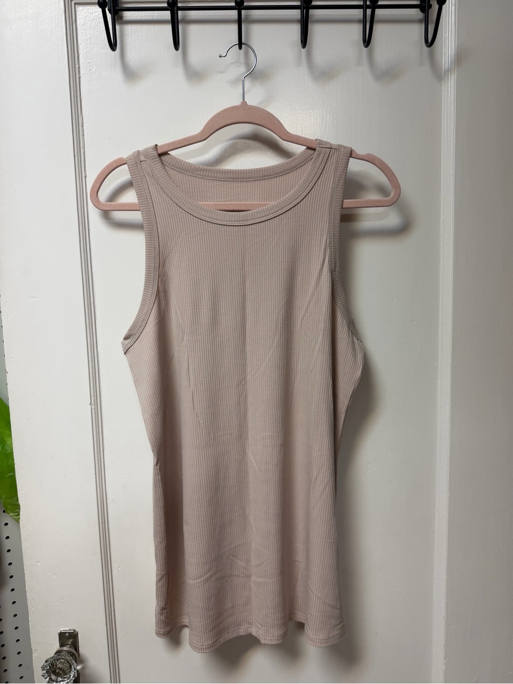 Torrid Ribbed Tank Top in Taupe